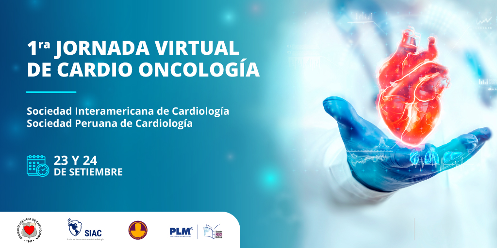 🫀El 23 y 24 de septiembre realizaremos la Primera Jornada Virtual de Cardio-Oncología junto con <a href="/sopecard1947/">SOPECARD</a>. ¡Entérate de los últimos avances de esta nueva subespecialidad! Inscribete aquí ➡️ cardio-oncologia2022.plmscience.com/#registro