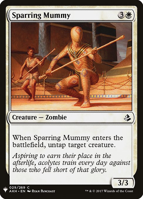 Sparring Mummy
Set: Mystery Booster
Rarity: common
Release Date: 2019-11-07
