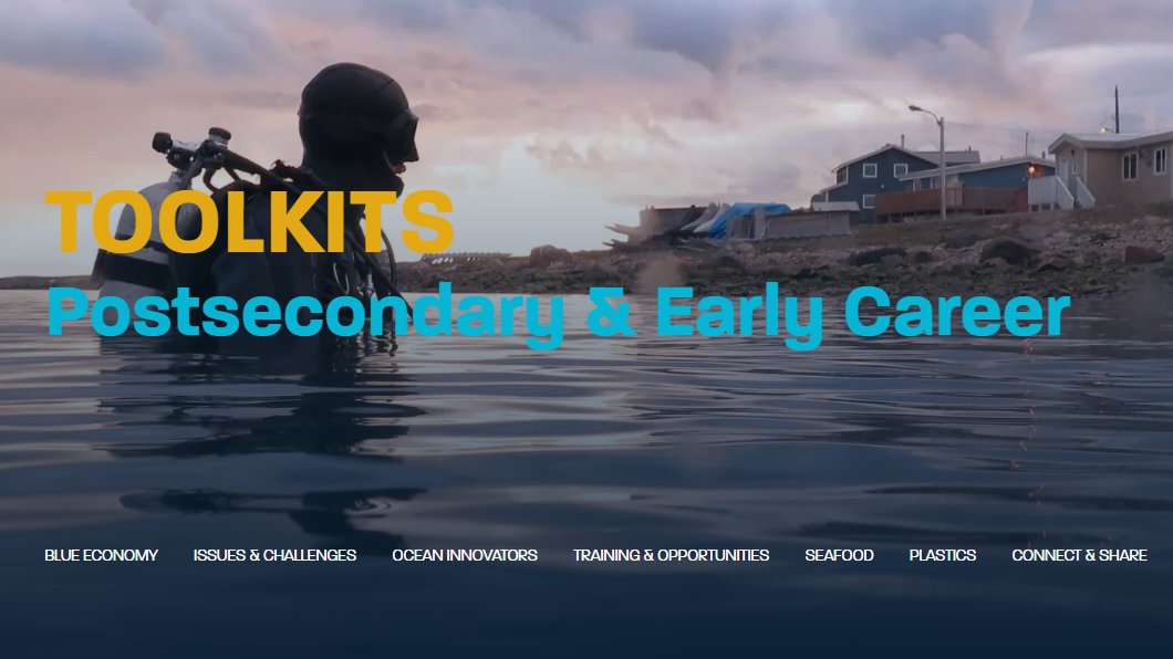 OceanWeekCan's tweet image. Are you starting a career in the Ocean sector and wondering how you can use your talents to sustain a healthy ocean? 💧

Explore a future in Canada&apos;s Ocean sector with our #FREE early career #ECOP toolkit ➡️bit.ly/ToolkitECOP

@ECOPCanada @OceanDecadeECOP @StudentsOnIce