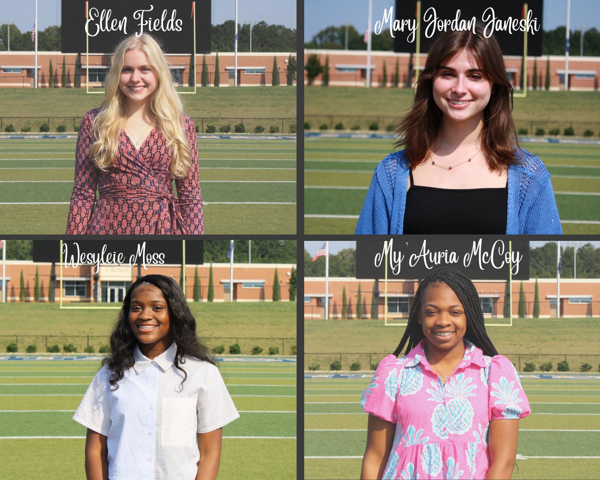 SpartanburgHS's tweet photo. Congratulations to our 2022 Homecoming court. We will crown our queen Friday night during halftime in Viking Stadium. Good luck ladies! Go Vikings! https://t.co/30JtfzaGue