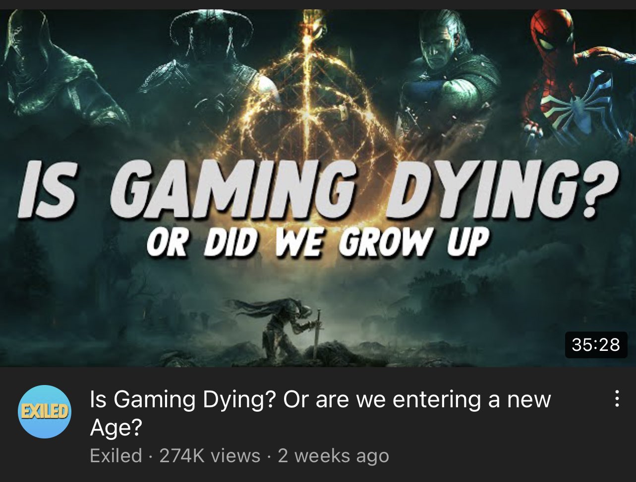 ArcTwik🟡⚪️🟣 on Twitter "New miserable “damn gaming is dead until I