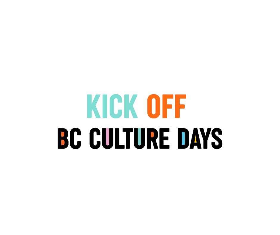 BCCultureDays's tweet photo. THREE days until Culture Days begins! ✨ The 2022 BC Culture Days celebrations will officially kick off in Vernon. @ArtsOkanagan has planned a full day welcome of family activities, music, dance, visual arts, culture, heritage, history and more!  📌 https://t.co/LXD3WxgYxn https://t.co/o6GbVx8143
