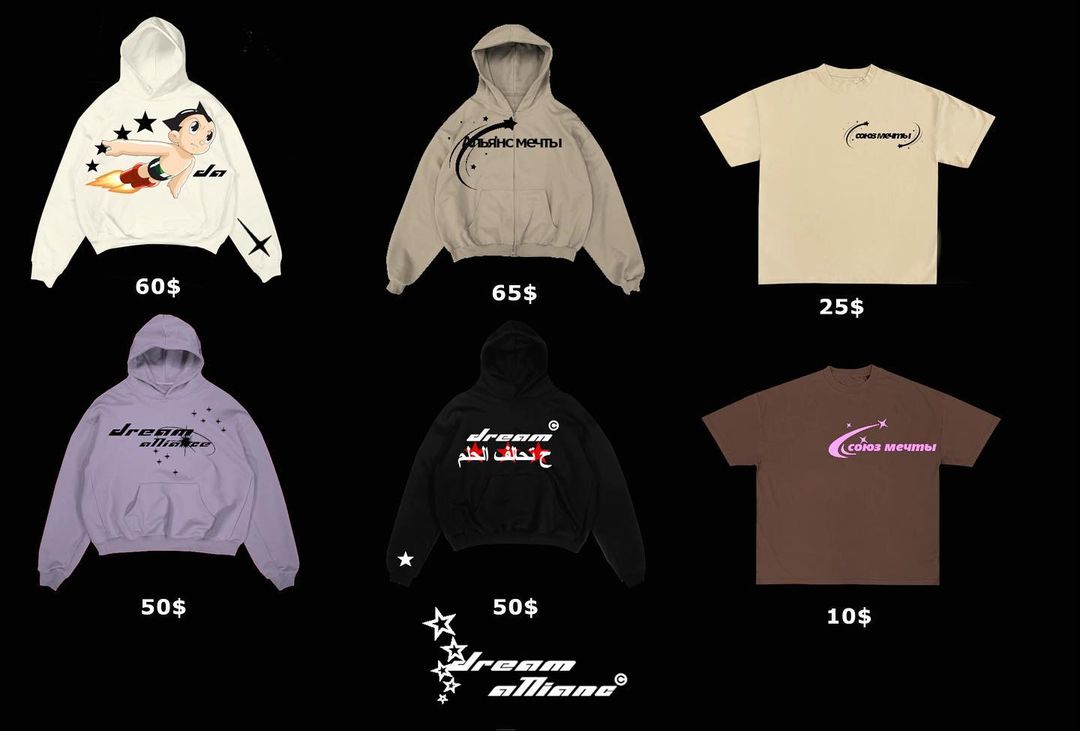 DreamAllianceee's tweet photo. “THE DREAM” collection would be officially be released on October 10th for any questions feel free to dm us! https://t.co/G58D8s1ahP