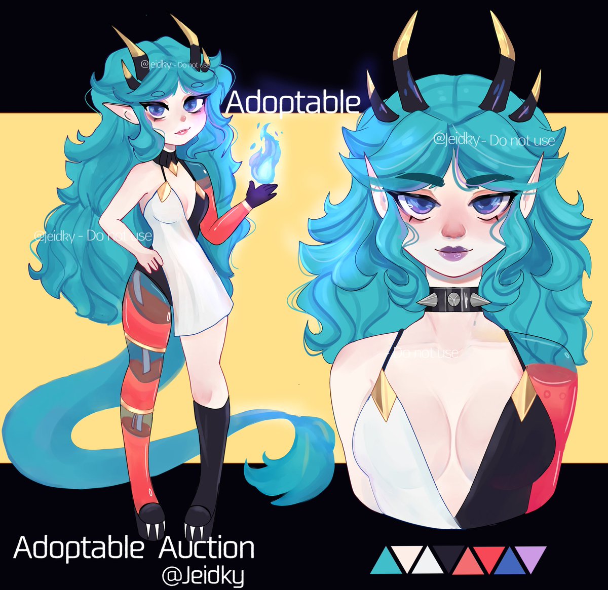 🌷Another adoptable 🌷
I loved the end result ✨

Auction: deviantart.com/jeidky/art/OPE…