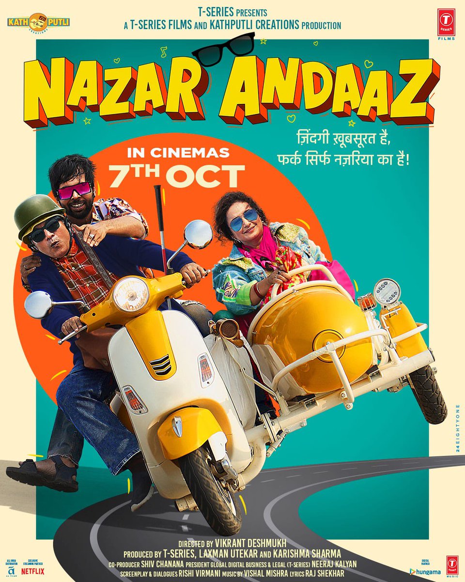 Laxman Utekar (@laxman10072) on Twitter photo Aa rahe hain apne anokhe andaaz se badalne aapka nazariya!
Watch #NazarAndaaz in cinemas on 7th October 2022.
<a href="/laxman10072/">Laxman Utekar</a> @karishma48914895 #KumudMishra <a href="/divyadutta25/">Divya Dutta</a> <a href="/nowitsabhi/">Abhishek Banerjee</a> <a href="/rajeshwarisachd/">rajeshwari sachdev</a> <a href="/twitvikrant/">Vikrant Deshmukh</a> <a href="/thewriteinsaan/">Rishi Virmani</a> #ShivChanana <a href="/ikarishmasharma/">Karishma Sharma</a> <a href="/VishalMMishra/">Vishal Mishra</a> Aa rahe hain apne anokhe andaaz se badalne aapka nazariya!
Watch #NazarAndaaz in cinemas on 7th October 2022.
<a href="/laxman10072/">Laxman Utekar</a> @karishma48914895 #KumudMishra <a href="/divyadutta25/">Divya Dutta</a> <a href="/nowitsabhi/">Abhishek Banerjee</a> <a href="/rajeshwarisachd/">rajeshwari sachdev</a> <a href="/twitvikrant/">Vikrant Deshmukh</a> <a href="/thewriteinsaan/">Rishi Virmani</a> #ShivChanana <a href="/ikarishmasharma/">Karishma Sharma</a> <a href="/VishalMMishra/">Vishal Mishra</a>