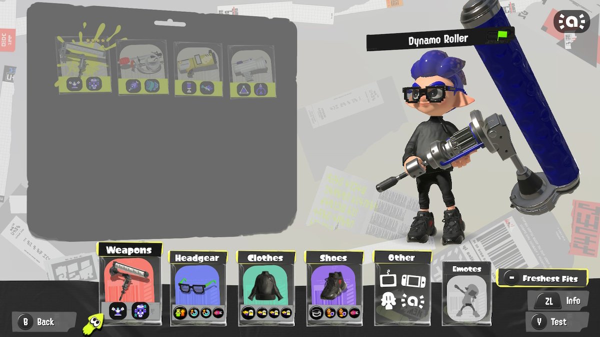 reunichris's tweet photo. Finally finished my build #Splatoon3 #NintendoSwitch https://t.co/tTvAiub6us