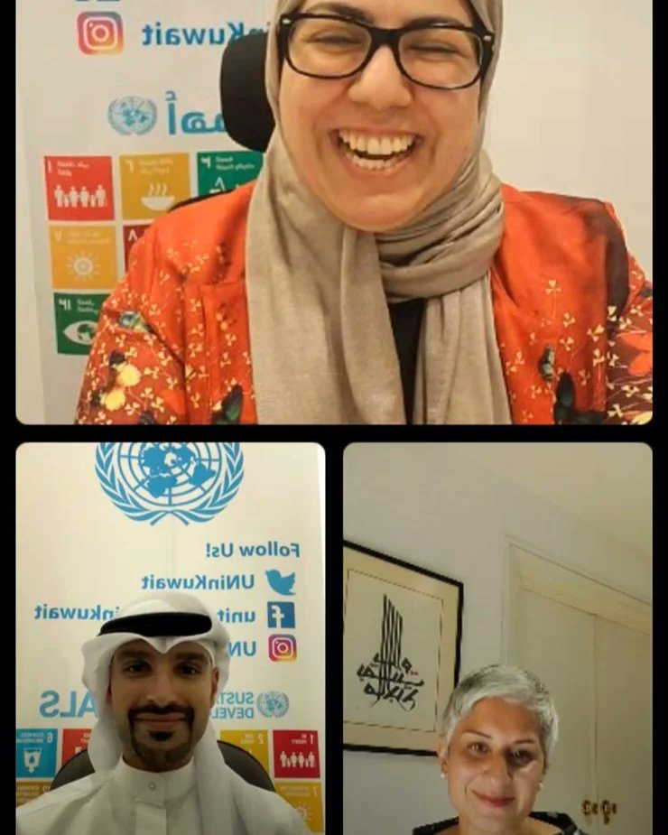 Great to be part of <a href="/UNinKuwait/">United Nations in the State of Kuwait 🇰🇼</a>'s #democracyday
#InstaLive series this week for timely discussions on democracy, inclusion &amp; women's representation. 🙏🏽 to fabulous hosts <a href="/Fate_almosawi/">Dr Fatemah Almosawi</a> &amp; Abdullaziz Darweesh for the 🔑 questions. Always good chatting with you both!