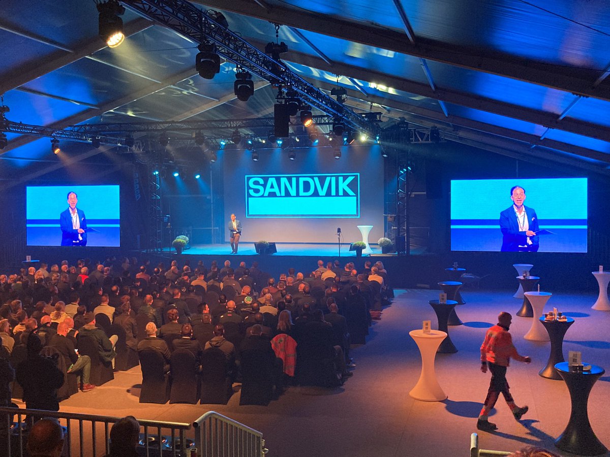 The <a href="/Sandvik_Mining/">Sandvik Mining</a> Innovation in Mining event is kicking off 👀 #sandvik #innovation #mining #tampere