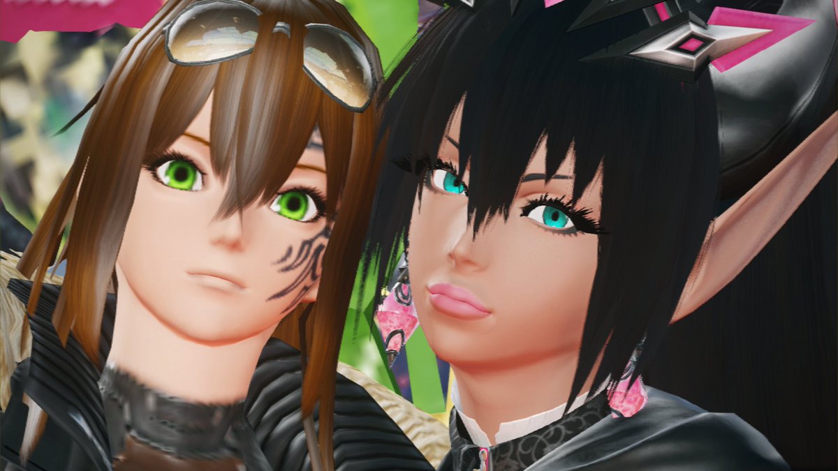 KhahiraRavyn's tweet photo. So, it's Bisexual Awareness Week... (Khahira is Pansexual, but shshshsh. Her Wife is Bi so this is valid). I also don't have any #PSO2MaintDay screenshots, so take these instead, thanks.
🐱Ginger × Nova🐺
💚Kirste × Khahira💗
#PSO2NGS #PSO2GLOBAL #NGS #PSO2 #BisexualCouples https://t.co/oCRl7HHlAJ