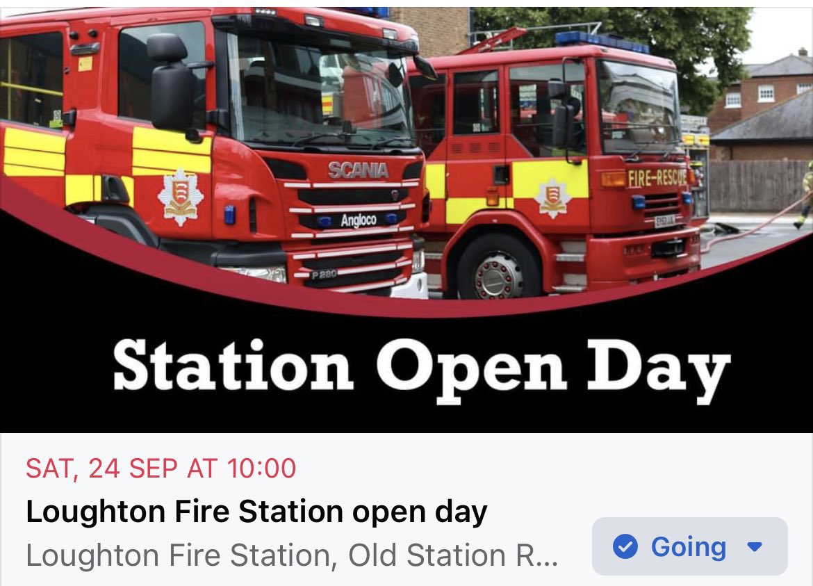 This Saturday it’s Loughton Fire Station’s Open Day. So much going on and fun for all the family, so make sure you come along between 10am and 4pm. #openday #loughton #eppingforest #essex