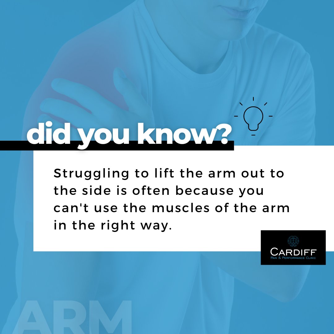 Did you know?

Struggling to lift the arm out to the side is often because you can't use the muscles of the arm in the right way. 

#chronicpain #cardiff #treatments #backpain #shoulderpain