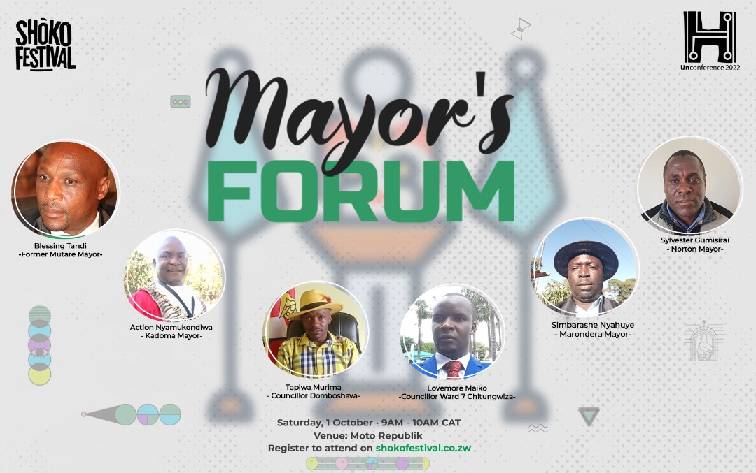 Worried about the state of service delivery in your city? Worry no more as we bring you a panel discussion of the Mayors Forum during the Hub Unconference on the 1st of October 2022.

Register to attend on the 🔗 below:
#Partycipate
#TheHubZW 
eventbrite.co.uk/e/the-hub-unco…
