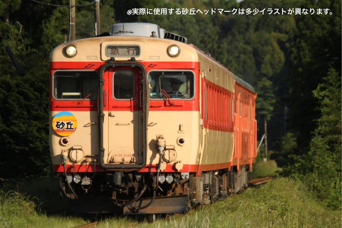 幻‼鉄道◇ヘッドマーク◇砂丘◇急行◇SAKYU◇実物 たおせ