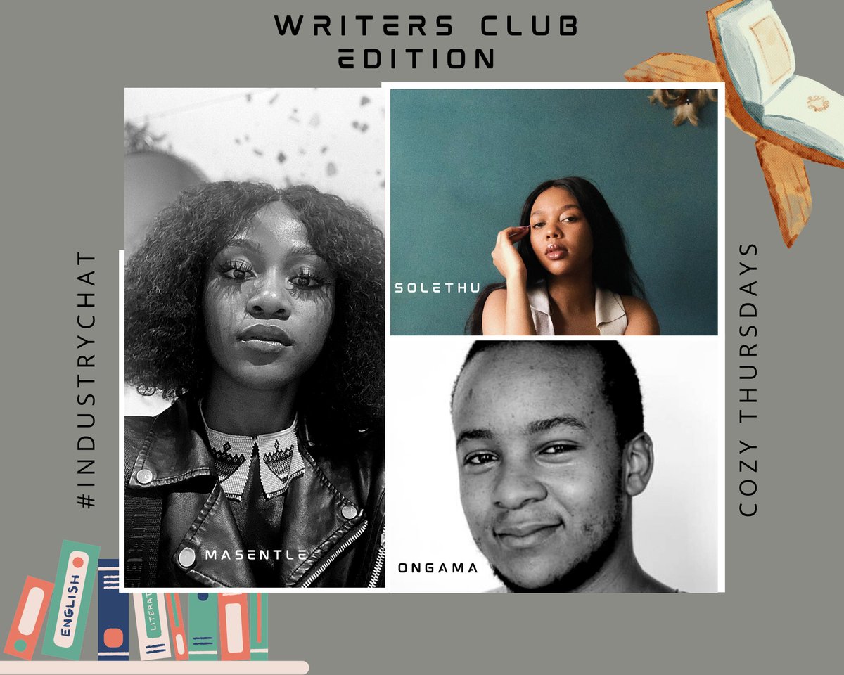 _SonicSunday's tweet photo. Catch @CathrinePhiri10 @Isiphile_Palesa @MolabaSimphiwe @khumalo_busie @_Nelleaux @__Masentle__ @Lord_Orro and more with our guest Co-host @SolethuSosa on this week's #industrychat Writers Edition at 19h00 C.A.T CLS will be in session yet again https://t.co/YbD5aQS5Bs
