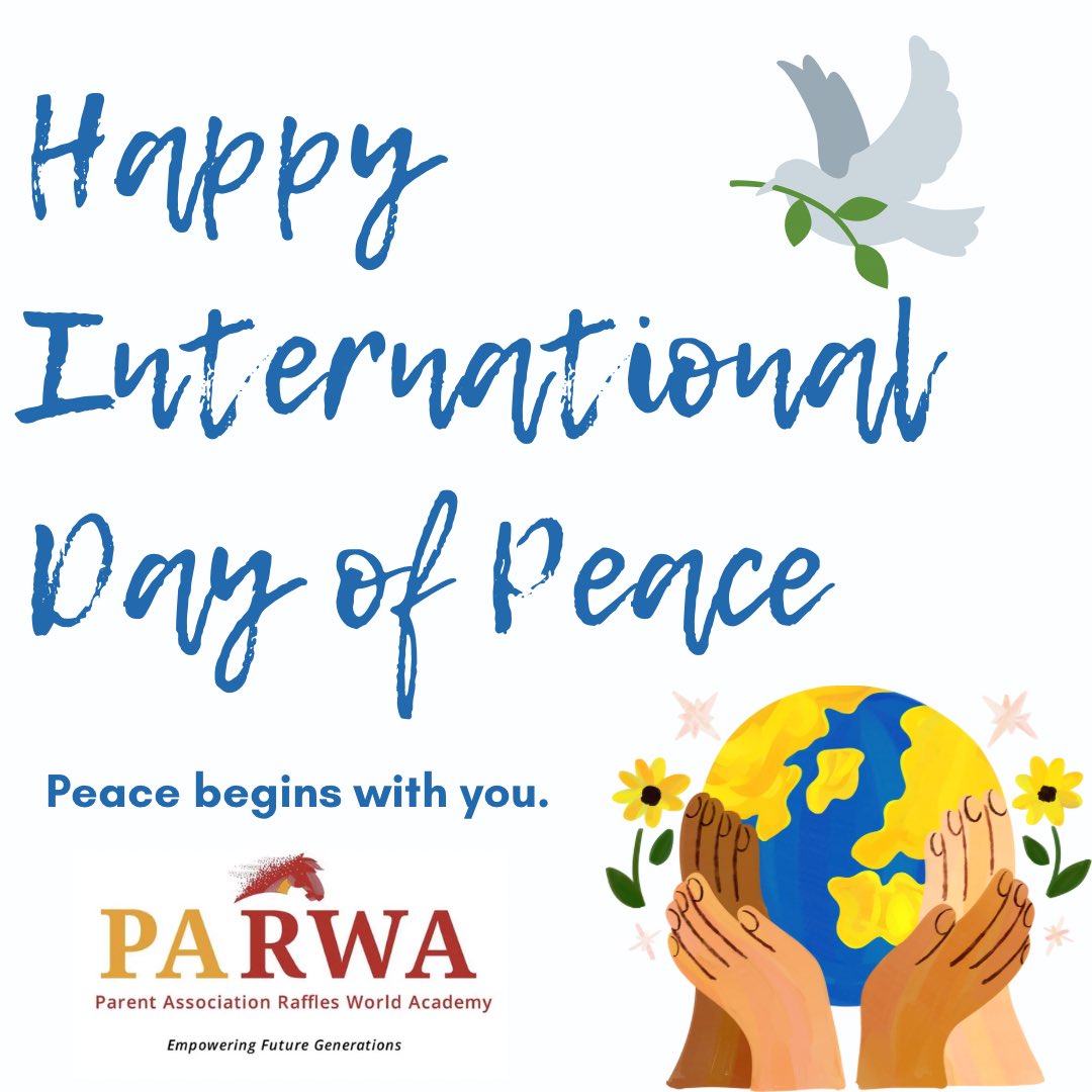 Happy International Day of Peace. This year’s main theme is End Racism… Build Peace. So remember, Peace begins with you. 🕊☮️
#rwacommunity #PeaceDay2022 #InternationalDayOfPeace