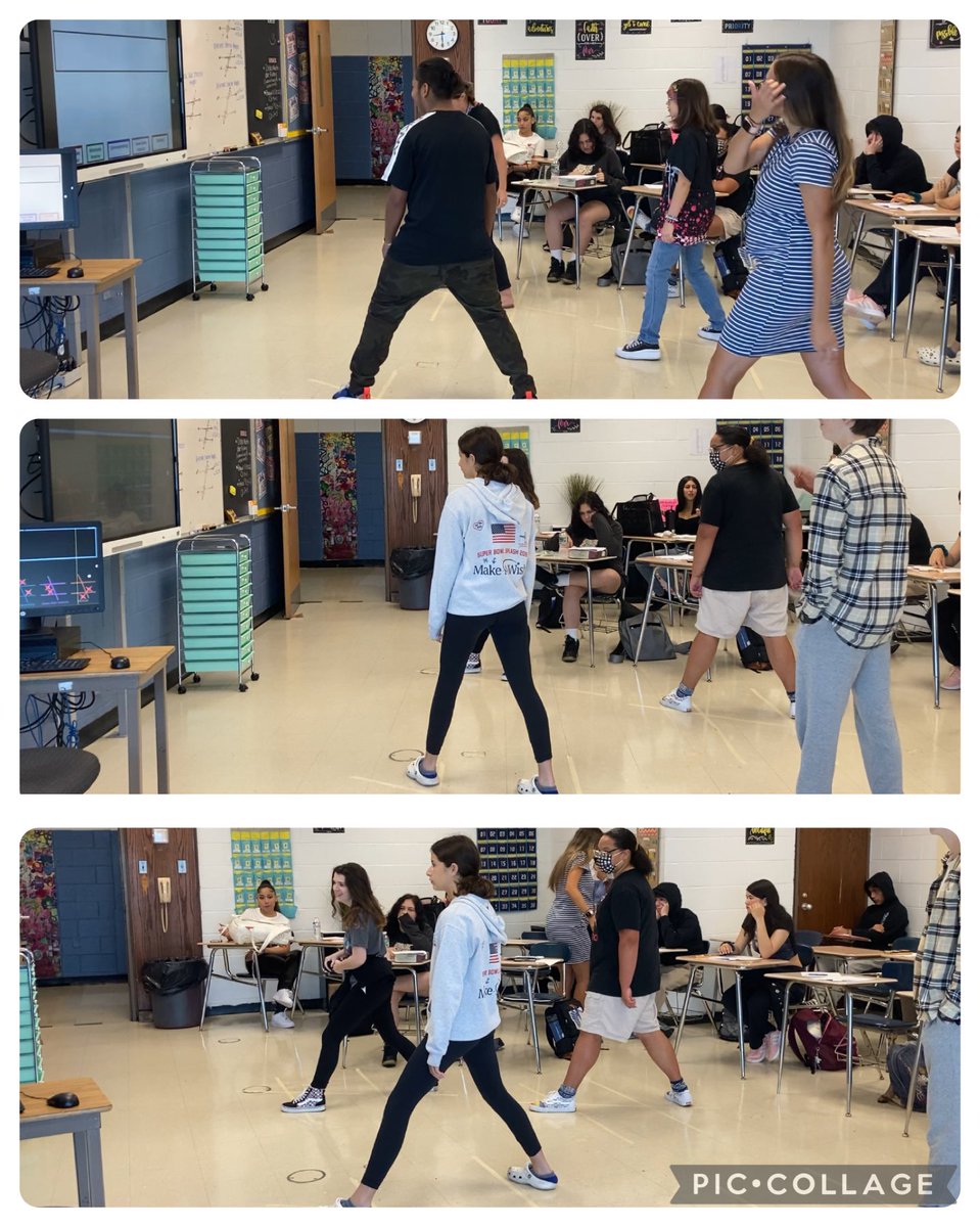 Geometry students played Dance Dance Transversal today to practice vocabulary with parallel lines. Students were able to visit the “dance floor” or play from their seats by using their own set of parallel lines. I even got a chance to jump in! Inspo: Ms. Castanio #iteachmath