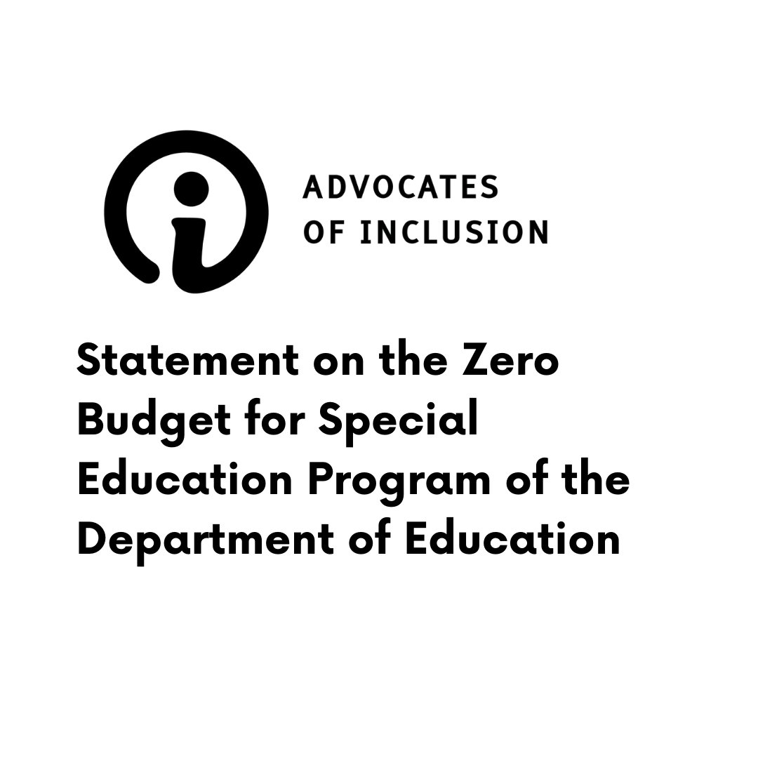 Advocates of Inclusion on Twitter: 