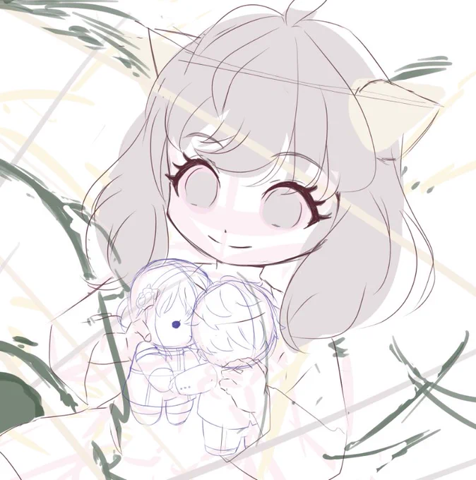 Come hang with me! Time to finish this lucky last art print  