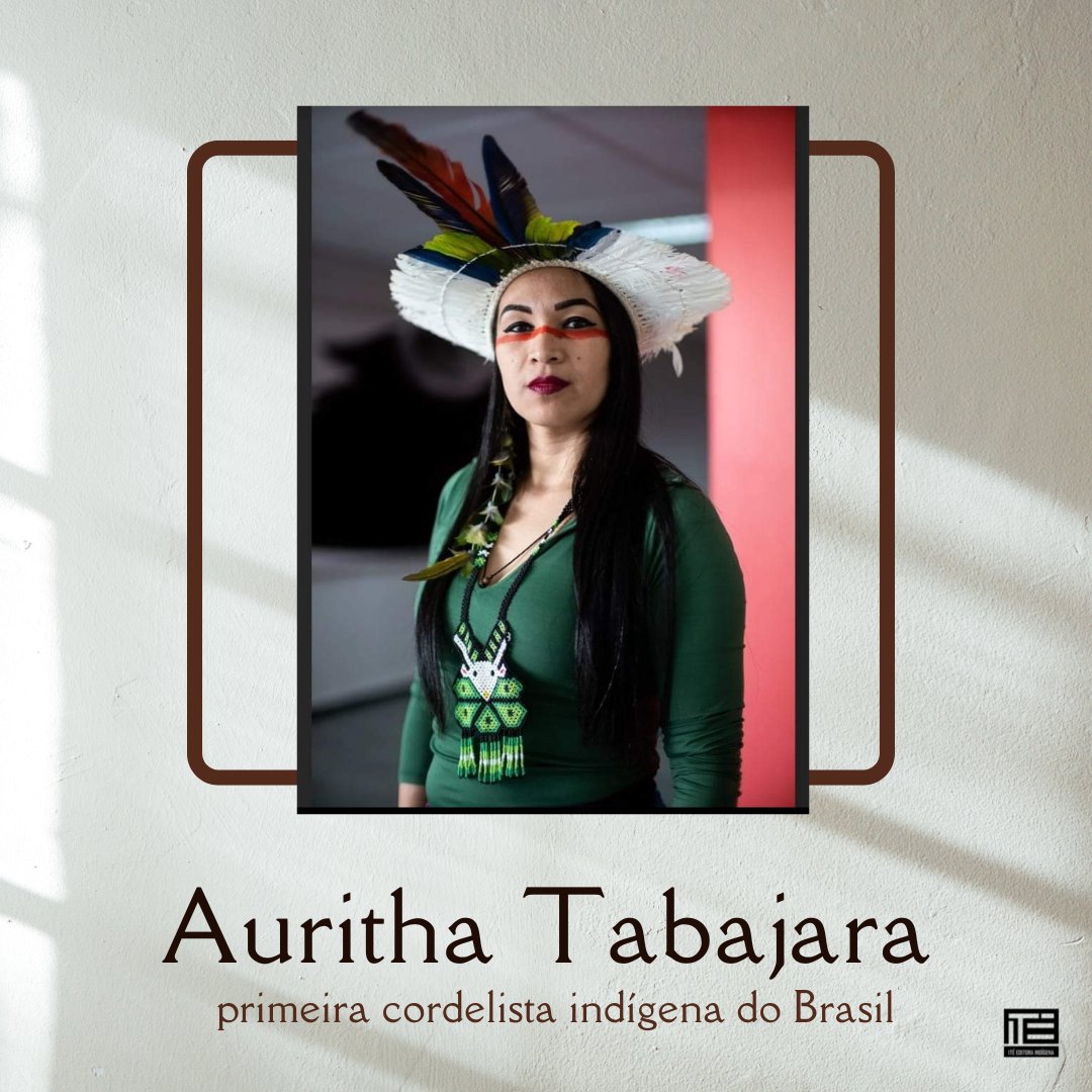 EditoraIte's tweet photo. Primeira cordelista indígena
"Minha avó conta histórias, De magia e encantamento, Do meu empoderamento. Mesmo antes de nascer, Este mundo conhecer, Pois não tinha experiência. Minha mãe, na adolescência, Me pariu sem ter amor,O que vem depois da dor, É de muita resistência." https://t.co/kFtrFjn4Qe