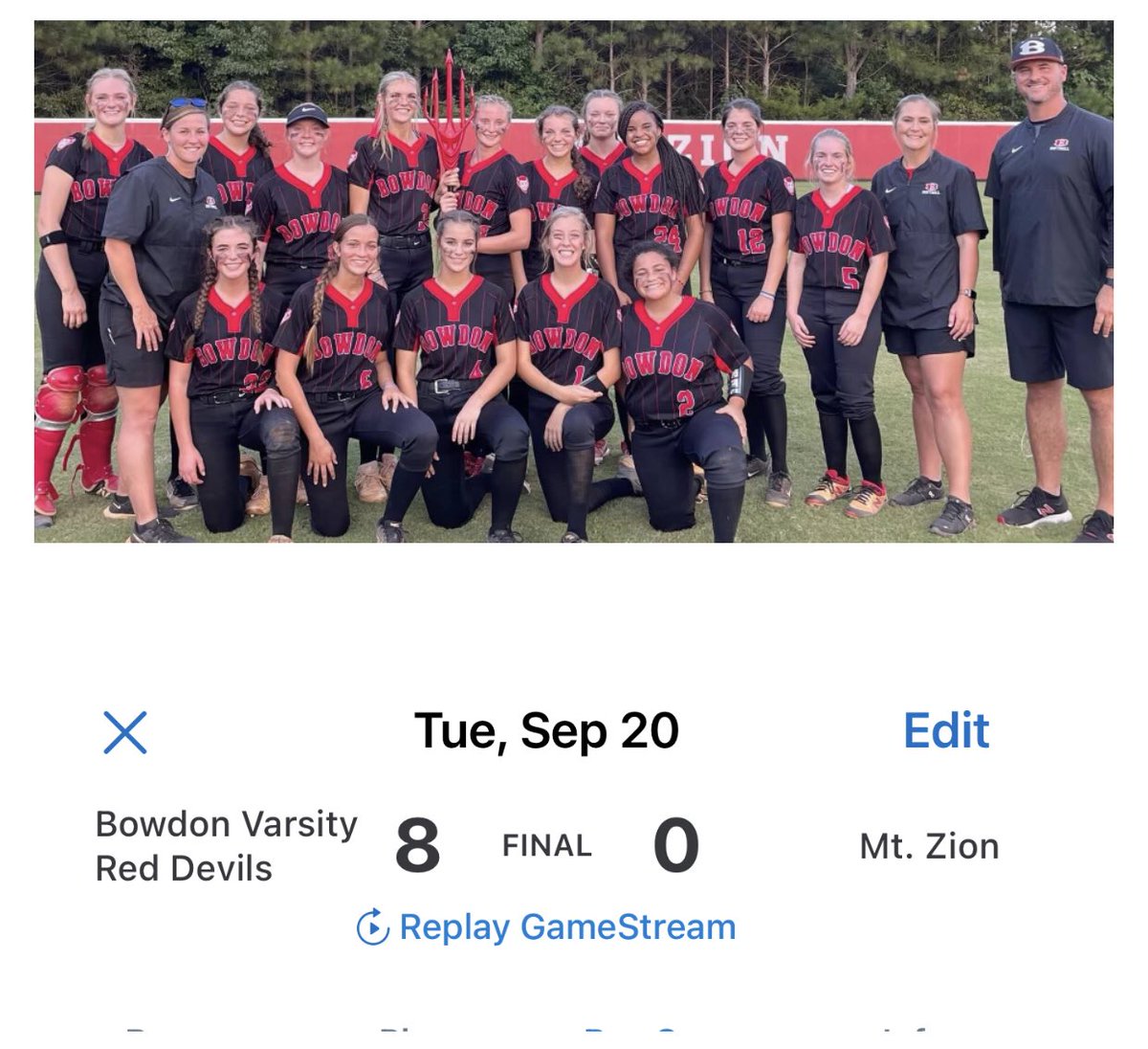 Bowdon AD tweet media
