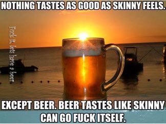 WTFMahon's tweet photo. #OnlyAFoolWouldThink I would stop drinking beer just to lose a few pounds https://t.co/zyvxBdawis