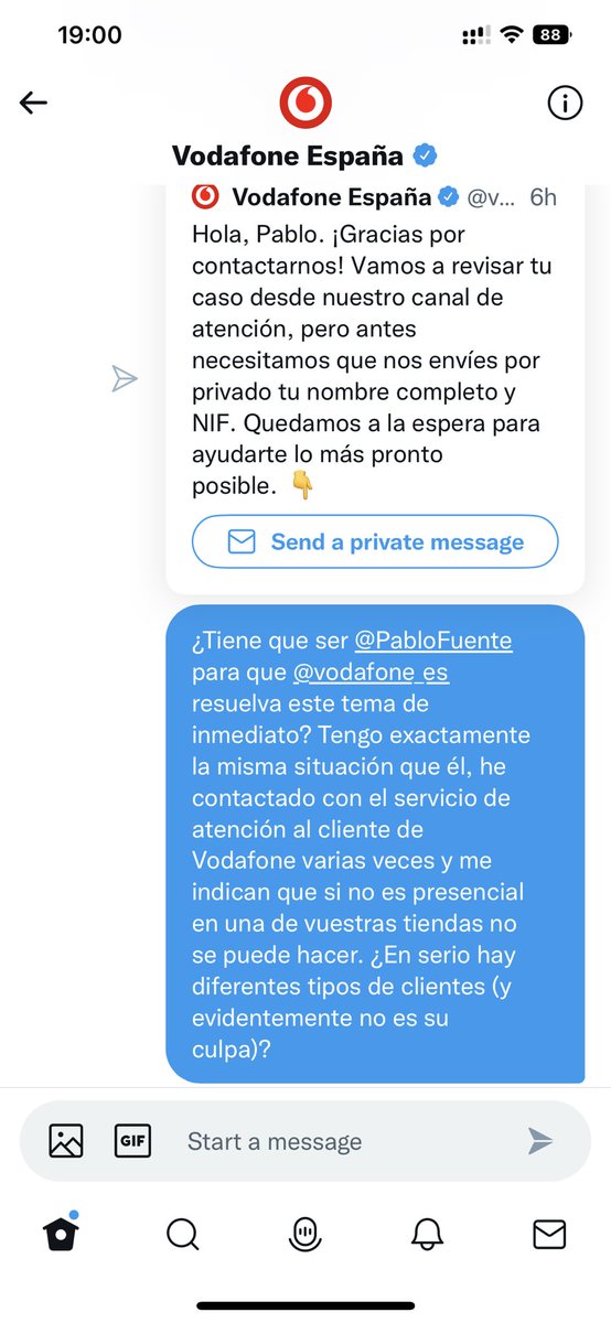 sercoyser's tweet photo. @vodafone_es @PabloFuente @vodafone_es Espero y deseo el mismo trato, soy un cliente en la misma circunstancia que @PabloFuente (agradezco la visibilidad y difusión que has dado a un tema esencial y fácil de resolver, como hace cualquier compañía aquí en EEUU), gracias @PabloFuente https://t.co/o2V4WBYiXQ
