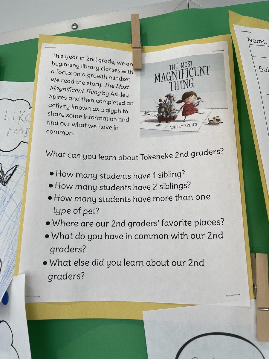 drmcgettigan's tweet photo. What a fun time with Mrs. Catalano’s class in library today at #Tokeneke with the fab Mrs. Choiniere-Kroeker leading a wonderful lesson on data inquiry using glyphs in @Seesaw! What a smart and curious crew! #WeAreDarien @darienpssuper @ChrisTranberg @DrollerJulie https://t.co/bDOWbANa8B