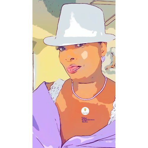 Kathryn Hacks | Digital Self Portrait “Lovely In Lilac” #lovelyinlilac #selfart #digitalart #cryptoart #nftcommunity #kathrynhacks #CreativityOnFire #blackcreatives #beautiful #kathrynshacks #digitalselfportrait #openseanft #Ethereum #cryptocurrency #blockchain #ens #Decentraland