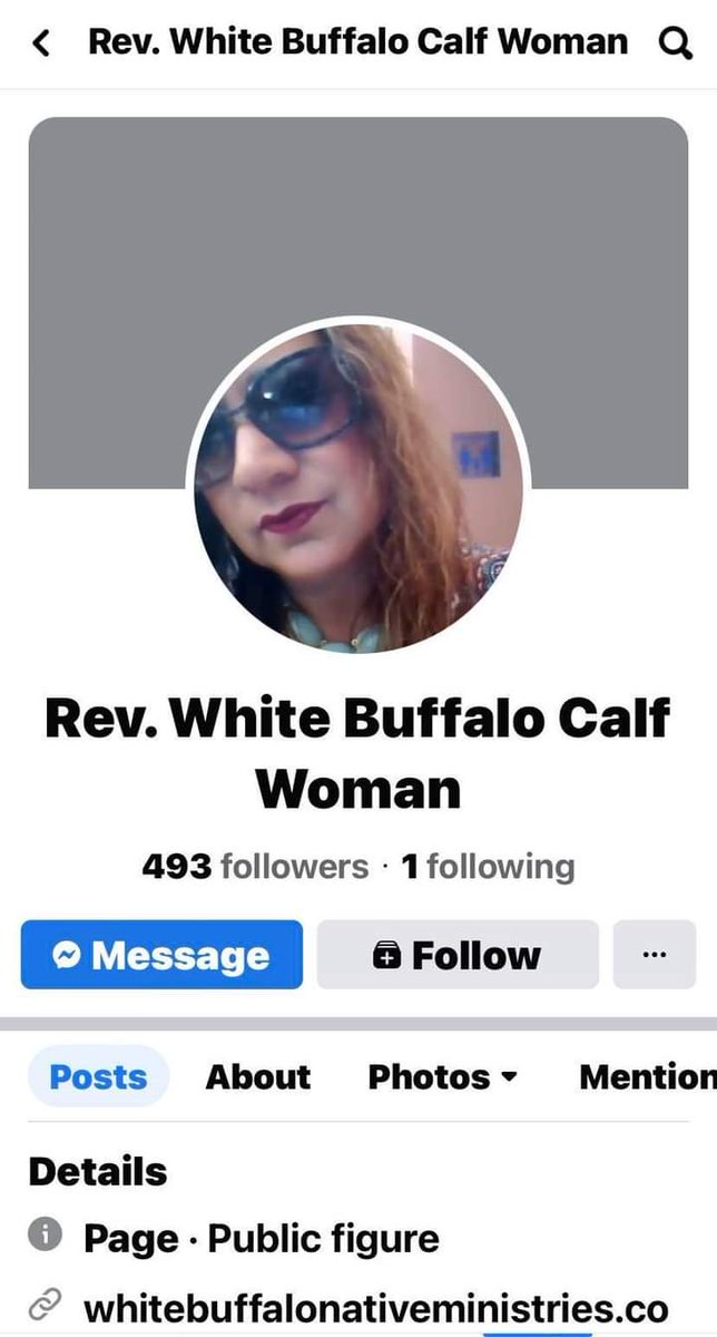 SpottedElk7's tweet photo. Just because the word "white" is in White Buffalo Calf Woman IS NOT White, Karen!
#ContinuedGenocide #LiberateTurtleIsland #LandBack https://t.co/haBY1RfEUW