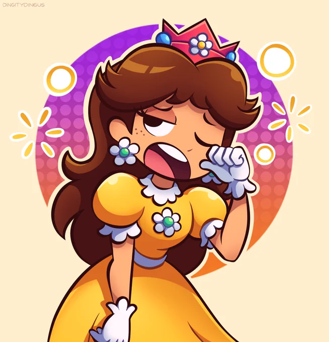 She's just a little weary #Daisy #Nintendo #Fanart 