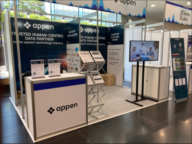 crowdgenbyappen's tweet image. Are you at #Interspeech? Don&apos;t forget to stop by our booth and pick up one of these cool shirts.