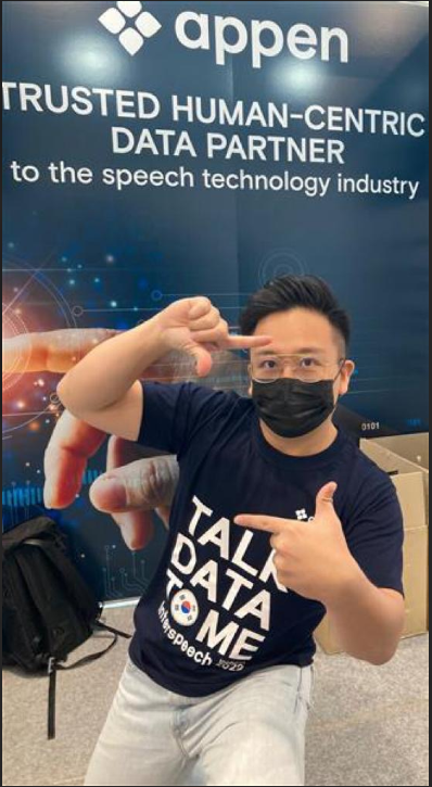 crowdgenbyappen's tweet image. Are you at #Interspeech? Don&apos;t forget to stop by our booth and pick up one of these cool shirts.