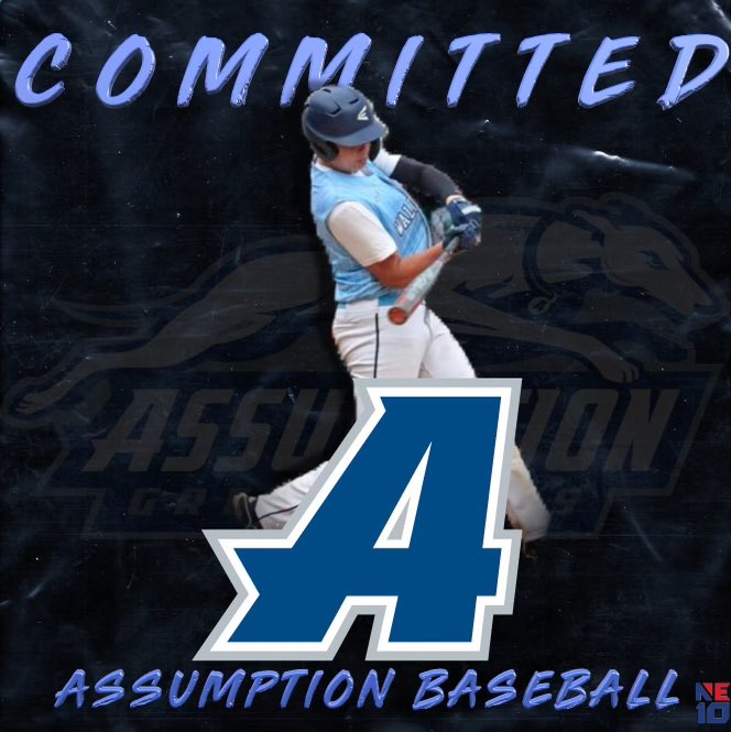 Anthony48956374's tweet photo. Excited to announce my commitment to further my academic and athletic career at Assumption University! Thanks to my family, friends, teammates and coaches for helping me get to this point. Go Greyhounds! 
@WldwckBaseball @coachgruz @WHSWarrior_ATHL @NJCollegeBSBNat @TopPreps https://t.co/UkvBxhp1A8