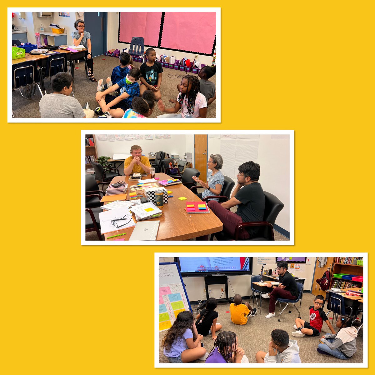MrsRobersonCFB's tweet photo. Our 3-5 grade @McKamyElem teachers and students had a great 2 days of learning with @readwritemike ! Work was done in partnerships and whole group conversations to support comprehension and higher level thinking skills. @Susantkelly https://t.co/aV9PtT6pMZ