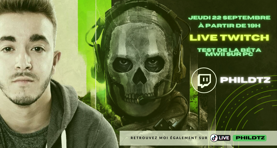 FIF_Music's tweet photo. Hey ! Mon premier live aura lieu Jeudi à 19h pour enfin tester la bêta de #MWII  sur PC ! 
On va passer une belle soirée, et quelques codes seront à gagner sur le chat ! 

See you ! 😎

PS : ça se passe ici ! >>> https://t.co/ZFMW52cc2v https://t.co/Hlj57qhhp3