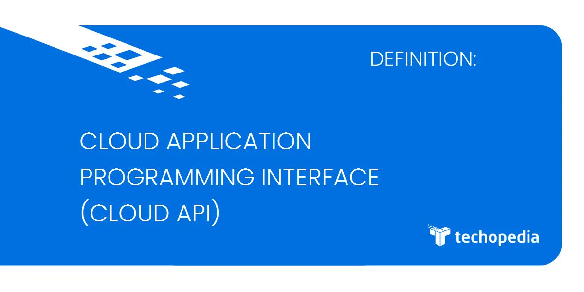 SaaStartups's tweet image. What is a Cloud API? - Definition from @techopedia
techopedia.com/definition/264ā¦
#Cloudcomputing #cloudsecurity #CloudAPI #SaaS