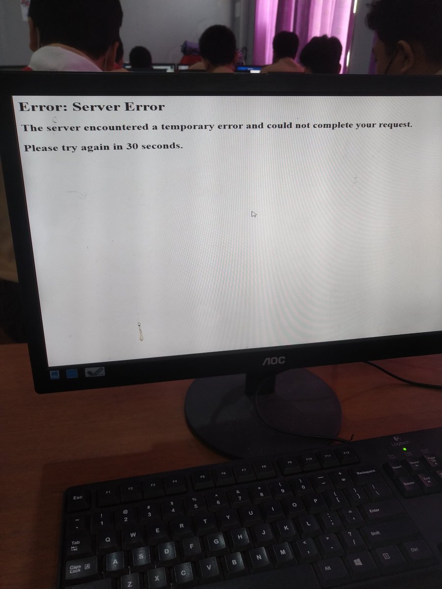 simbolon_richo's tweet photo. @Kemdikbud_RI min, monitor server pusat. 2 ORANG Peserta ANBK TIDAK BISA LOGIN https://t.co/XfgEetNor4