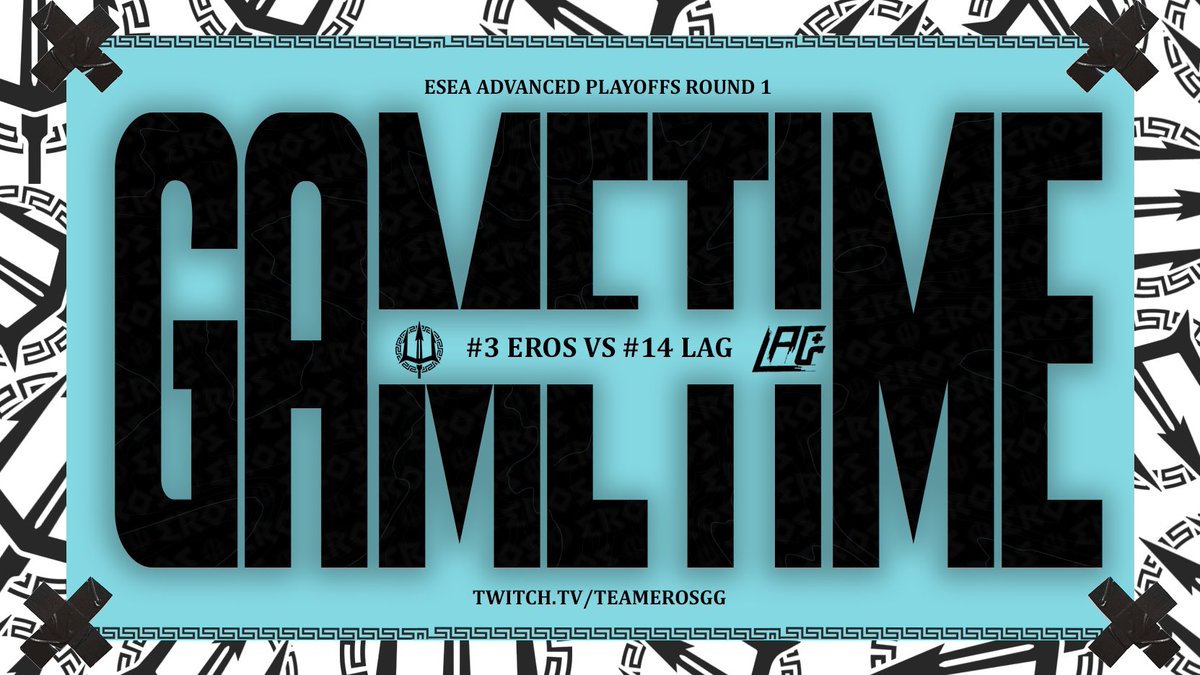 ErosCollective's tweet photo. ESEA ADVANCED PLAYOFFS ROUND 1!

Eros vs LAG
 
⏰LIVE NOW!
📺https://t.co/zubdYDYd7G
⚔️@LAGgaming_ 
🎙️@hamtaro1H

#ErosCS | #FightForEros https://t.co/wRdmRg4Gxa