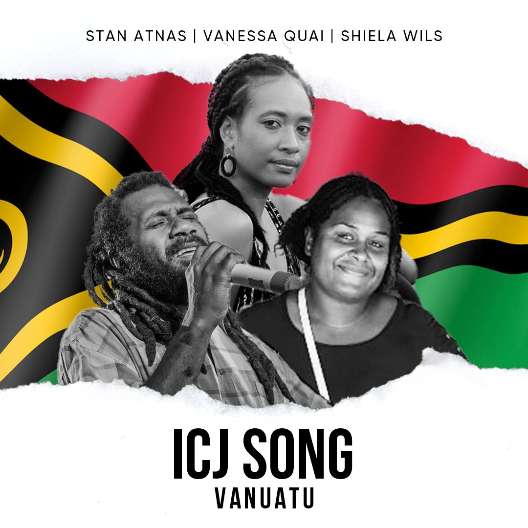 greenpeacepcj's tweet photo. Last week, Vanessa Quai , Stan Atnas &amp; Sheila Wils launched a new song for Climate Justice to call on global leaders to #VoteYesForClimateJustice on the #UNGA resolution for an ICJ advisory opinion.

Listen here: https://t.co/QsWZO1WMUk https://t.co/LTibw8HzMG