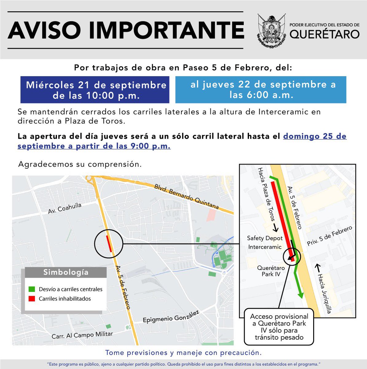 SDUOPQro's tweet photo. ⚠️AVISO IMPORTANTE⚠️ https://t.co/8SRJqmbK2e