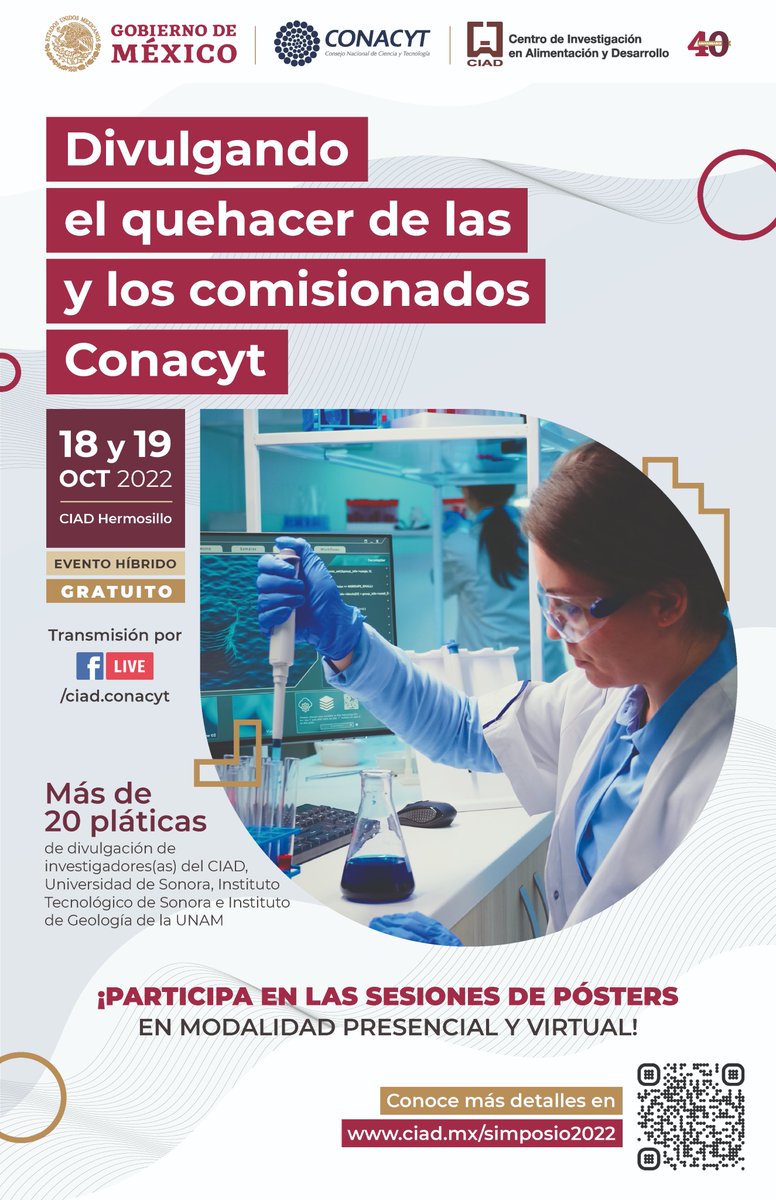 ciadmx's tweet photo. 🧵#Simposio “Divulgando el quehacer de las y los comisionados Conacyt”, un encuentro con el propósito de dar a conocer la importancia de la contribución de las y los especialistas adscritos al programa llamado “#Investigadoras e #Investigadores por #México #Conacyt” https://t.co/SRh4b7rpbV