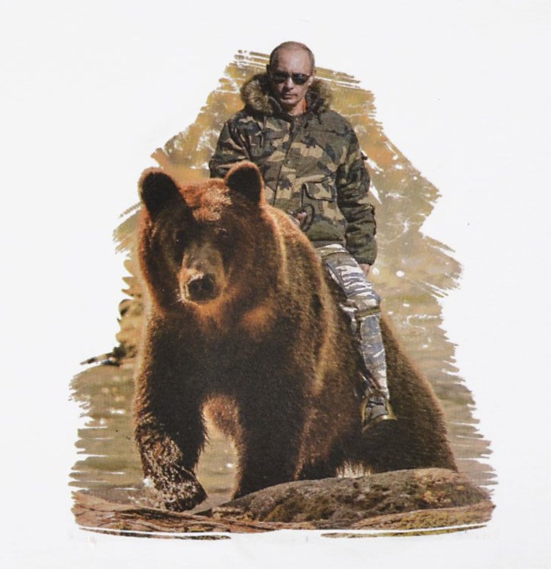 Путин верхом на медведе