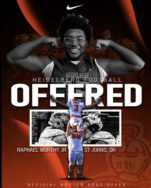 Rapheal Worthy (@raphealworthy) on Twitter photo After a great conversation with <a href="/Coach_Donaldson/">Scott Donaldson</a> and <a href="/coachjasonlewis/">Jason Lewis</a>. I am blessed to receive my second offer from Heidelberg University.<a href="/BergFootball/">Heidelberg Football</a> After a great conversation with <a href="/Coach_Donaldson/">Scott Donaldson</a> and <a href="/coachjasonlewis/">Jason Lewis</a>. I am blessed to receive my second offer from Heidelberg University.<a href="/BergFootball/">Heidelberg Football</a>