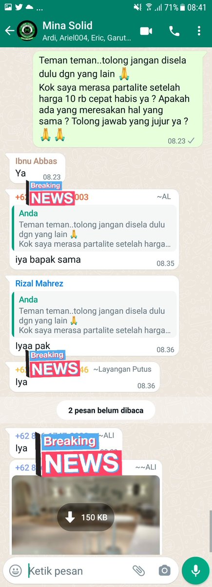 Mohon maaf, terpaksa saya harus katakan apa yg saya alami soal BBM Partalite setelah kenaikan harga jadi 10.000. Bukan saja beban biaya bertambah 200-300 rb/bln namun ada yg terasa aneh dimana partalite nya kok cepat habis? Bahkan sekarang 1 hari saya harus isi 2x 😭 
Ternyata 👇