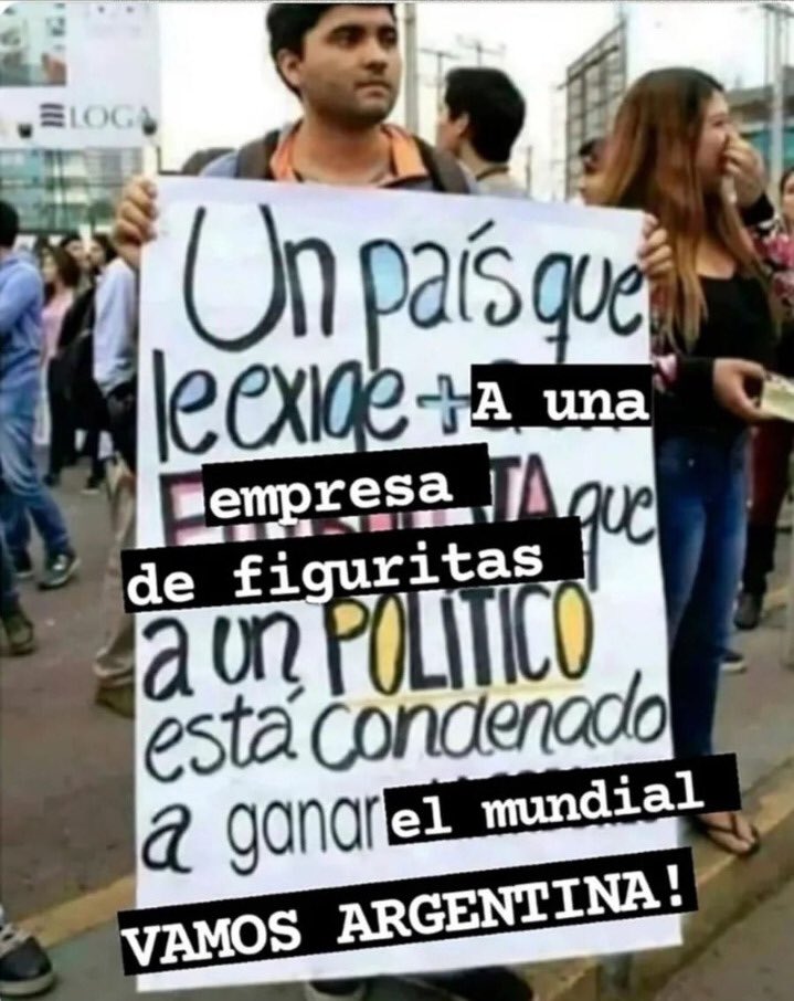 No puede ser. Vamos Argentina.