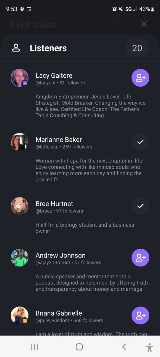 UniquilibriuM's tweet photo. Chapter 6. How You Experience Your Self Definition with
Graciela Moore (@SoMCoaching)
#Book_Club Come Say Hi!
#Reading #Writing #Wisdom_app #UniquilibriuM #Social_Audio https://t.co/sU9JIYaY2K