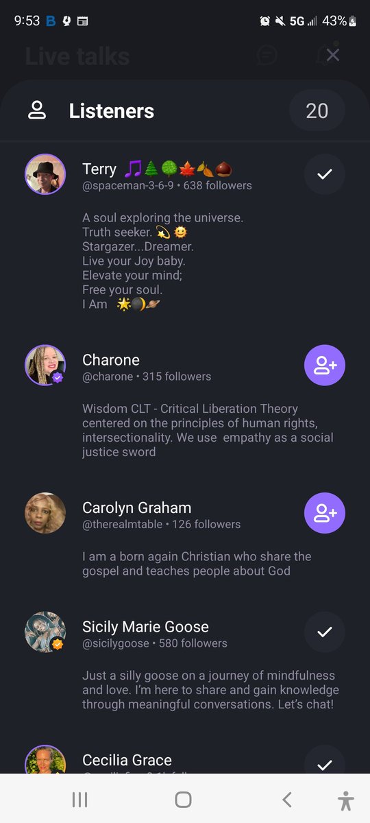 UniquilibriuM's tweet photo. Chapter 6. How You Experience Your Self Definition with
Graciela Moore (@SoMCoaching)
#Book_Club Come Say Hi!
#Reading #Writing #Wisdom_app #UniquilibriuM #Social_Audio https://t.co/sU9JIYaY2K