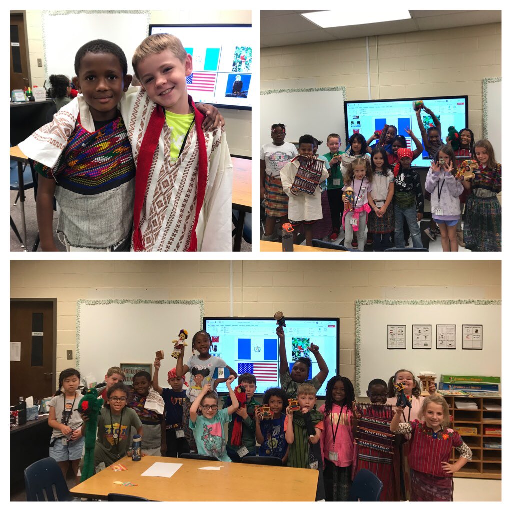 Ale (@ale25521731) on Twitter photo Today kids experienced Hispanic Heritage Month! They learned about Guatemala’s national symbols such as the flag, El Quetzal, La Ceiba, La Monja Blanca, La Marimba, etc. They also tried on some traditional clothes. <a href="/bakerelembears/">Baker Elementary</a> <a href="/RSP21stCCLC/">Reach for the Stars Program</a> Today kids experienced Hispanic Heritage Month! They learned about Guatemala’s national symbols such as the flag, El Quetzal, La Ceiba, La Monja Blanca, La Marimba, etc. They also tried on some traditional clothes. <a href="/bakerelembears/">Baker Elementary</a> <a href="/RSP21stCCLC/">Reach for the Stars Program</a>