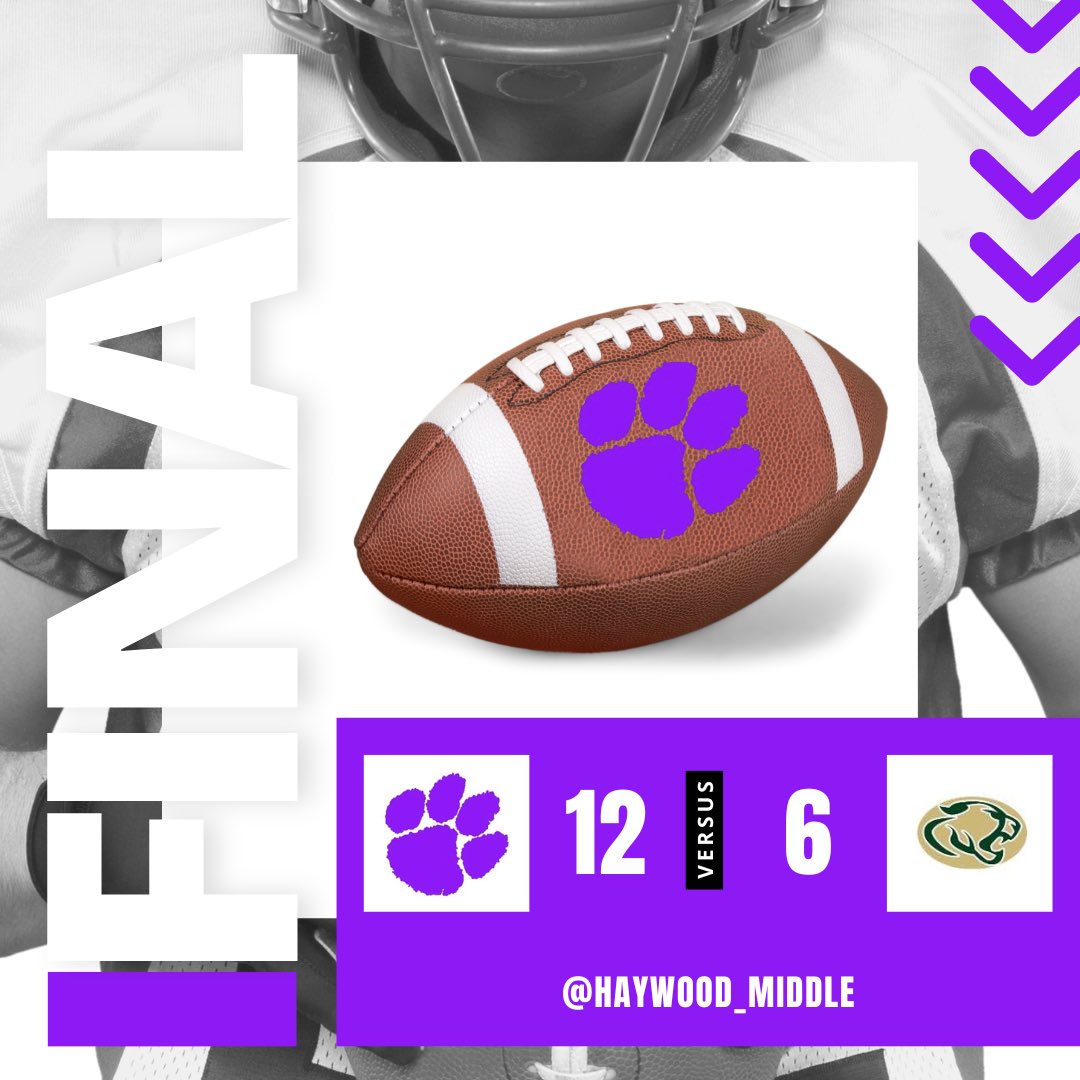 Football Fianal: Tomcats 12 JCM 6 (OT) <a href="/HMSTomcats/">Haywood Middle School</a> <a href="/haywoodtomcats/">tomcats_athletics</a>