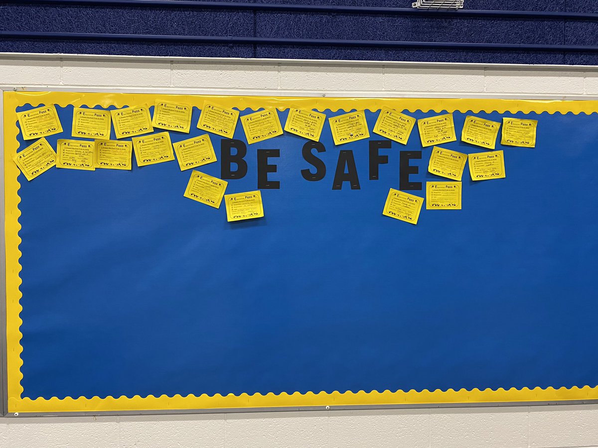 JoshRegerAP's tweet image. Rocking the PBIS at Marshall! E-Passes drawn at spirit rallies on display for students being Respectful, Responsible, and Safe!